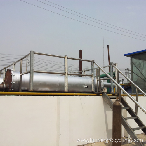 lanning waste plastic pyrolysis machine